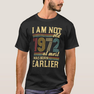 私は1972年の私の生まれヴィンテージ誕生日1 Tシャツ