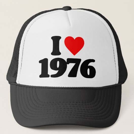 私は1976年を愛します キャップ (正面)