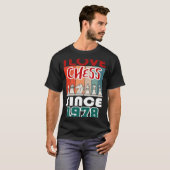 私は1978年からチェスが大好きだ Tシャツ (正面フル)