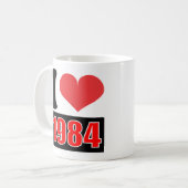 私は1984を愛する – マグカップ (正面左)