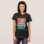 私は1984年からチェスが大好きだ Tシャツ (正面フル)