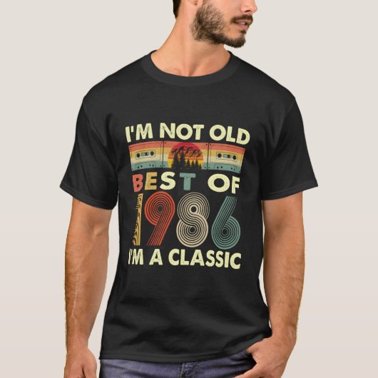 私は1986年の36歳ではない Tシャツ (正面)