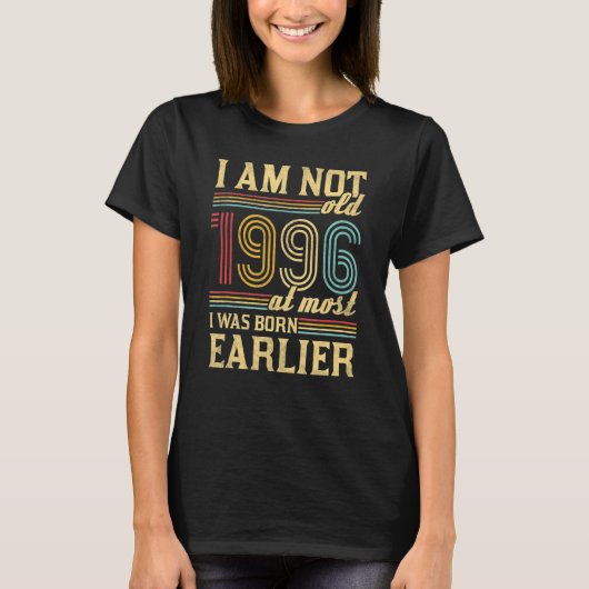 私は1996年の生まれヴィンテージ誕生日 Tシャツ (正面)