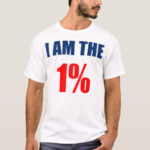 私は1%だ Tシャツ