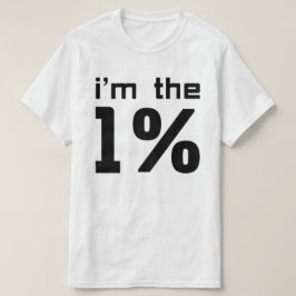 私は1%です Tシャツ