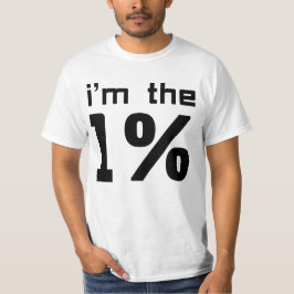 私は1%です Tシャツ