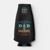 私は2つのタイトルを持っているパパとおじいちゃん ボトルクーラー (正面)