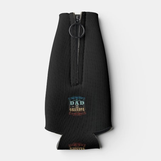 私は2つのタイトルを持っているパパとおじいちゃん ボトルクーラー (裏面)