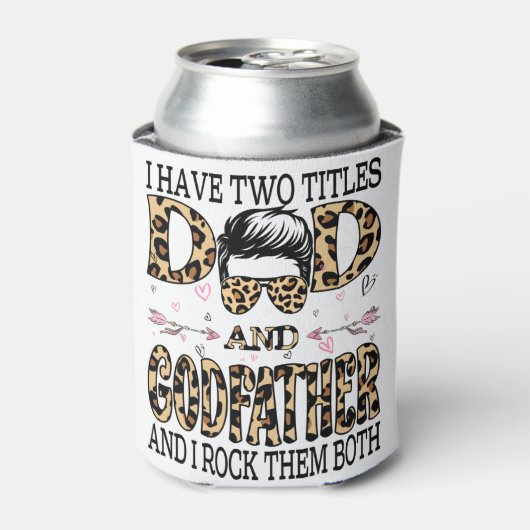 私は2つのタイトルを持っているパパとゴッドファーザーとIロック 缶クーラー (缶正面)
