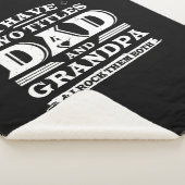 私は2つのタイトルを持っているパパとGrandpaとIロック両方 シェルパブランケット (3/4)