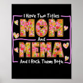 私は2つのタイトルを持っているママとメマプレゼントメマ ポスター (正面)