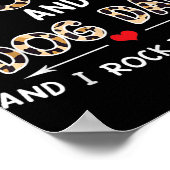 私は2つのタイトルを持っているヤギと犬のパパヒョウ ポスター (角)