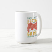 私は2つのタイトルを持っている兄とゲーマーおもしろい、ゲーマー コーヒーマグカップ (正面右)