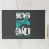 私は2つのタイトルを持っている兄とゲーマーおもしろい、ゲーマー ペーパーパッド (インサイチュ)