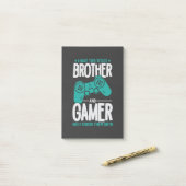 私は2つのタイトルを持っている兄とゲーマーおもしろい、ゲーマー ポストイット (デスク上)