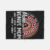 私は2つのタイトルを持っている母ボーナス母の母の日レオパ フリースブランケット (正面(横))