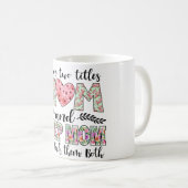 私は2つのタイトルを持っている,母と義母それらをロック コーヒーマグカップ (正面右)