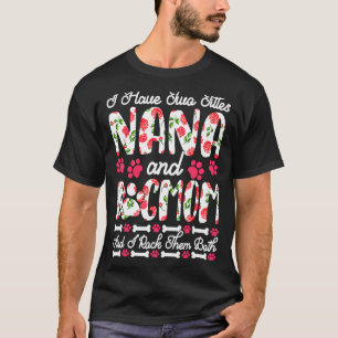 私は2つのタイトルを持っているNanaと犬のママ私は彼らをロック Tシャツ