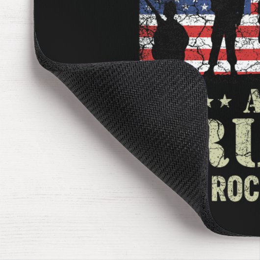 私は2つのタイトル退役軍人と不機嫌なおもしろいパパPapを持っている マウスパッド (コーナー)