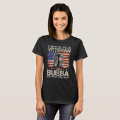 私は2つのタイトル退役軍人とBubbaを持っている私はロック Tシャツ (正面フル)