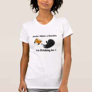 私は2のために飲んでいます Tシャツ
