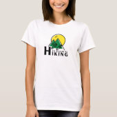 私は2人の女性のハイキングをしたい Tシャツ (正面)