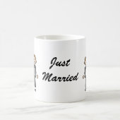 私は2人の新郎をします コーヒーマグカップ (中央)