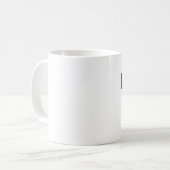 私は2匹の魚を愛します! コーヒーマグカップ (正面左)