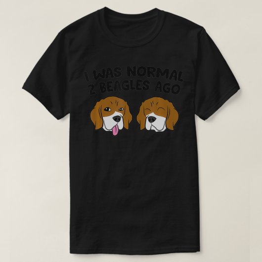 私は2年前は普通だった Tシャツ (デザイン正面)