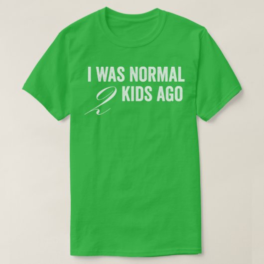私は2年前は普通の子供だった Tシャツ (デザイン正面)