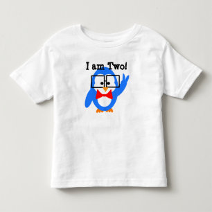 私は2才です! 私は2才です! 幼児の誕生日のワイシャツ トドラーTシャツ