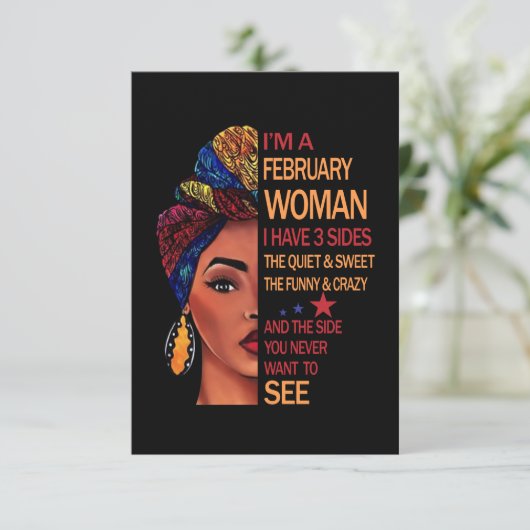 私は2月の女性だ 出欠カード (スタンド正面)