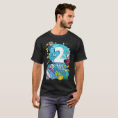 私は2歳の海スキューバダイバーランド動物Bir Tシャツ (正面フル)
