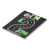 私は2歳の誕生日少年ごみ車 ノートパッド (回転)