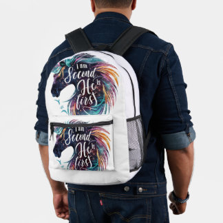 私は2番目の彼は最初のバックパックD1 プリントバックパック