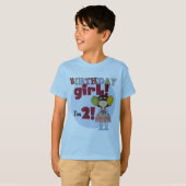 私は2誕生日ガールTシャツとギフト Tシャツ (正面フル)