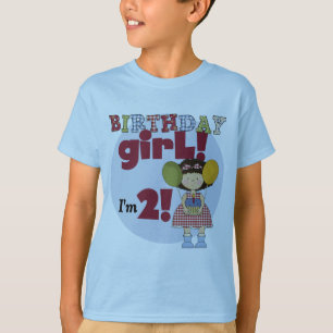 私は2誕生日ガールTシャツとギフト Tシャツ