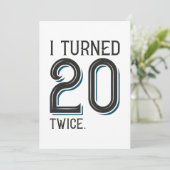 私は20を2回回した サンキューカード (スタンド正面)