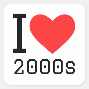 私は2000年代が大好き スクエアシール