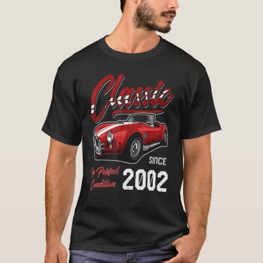 私は2002年の車クラシックのヴィンテージ生まれではない Tシャツ (正面)