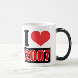 私は2007大好き – マグカップ