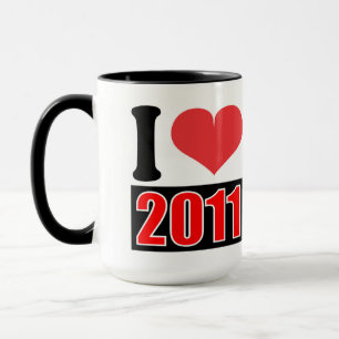 私は2011大好き – マグカップ
