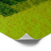 私は2013を愛している – 緑のロックポップ・アートのアート – ポスター (角)