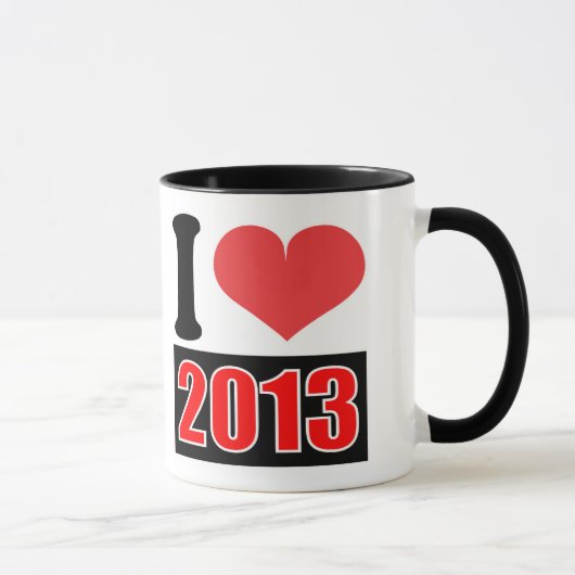 私は2013大好き – マグカップ (右)