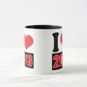 私は2013大好き – マグカップ (中央)