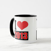 私は2013大好き – マグカップ (正面左)