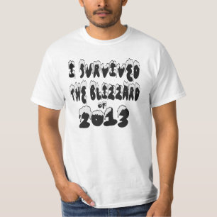 私は2013年のTシャツのブリザードを生き延びました Tシャツ