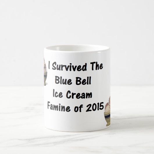 私は2015年の青い鐘のアイスクリーム飢饉を生き延びました コーヒーマグカップ (中央)