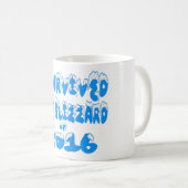 私は2016のマグのブリザードを生き延びました コーヒーマグカップ (正面右)