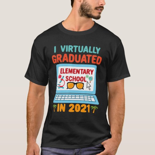 私は2021年に小学校を卒業した Tシャツ (正面)
